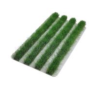 predolo Touffes d'herbe miniatures, bande de gazon artificiel réaliste, décoration pour train miniature, bonsaï, de base miniature, Vert D'été