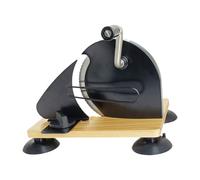 predolo Trancheuse à Manuelle En Métal, Outil de Tranchage Manuel Portable à Manivelle pour de Pommes de Terre, Viande, Barbecue, Pains Croustillant, Style C