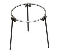predolo Trépied de, Support de Cuisson pour feu Ouvert, Grille de Camping Pliable, Support pour casseroles et barbecues pour Pique-Nique, Bague Simple de 19