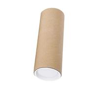predolo Tubes d'expédition multifonctions avec bouchons Tube Colis Tubes postaux en carton Tubes d'emballage pour peintures Emballage Conteneur de stockage, 30CM