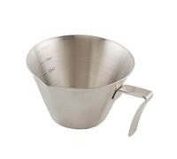 predolo Verre Mesureur En Inox Résistant Au | Inoxydable, mesureur à Café, Compact, Tae à Mesurer Poignée, pr Cuisine, Baristas, 100ML