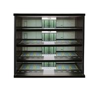 predolo Vitrine de parking 1/64 pour modèle de voiture avec éclairage, 5 niveaux, élégante, pour présenter des cadeaux, des décors, une boîte de rangement, un