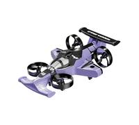 predolo Voiture télécommandée pour enfants, jouet tout-terrain terrestre et aérien, quadricoptère électrique 2 en 1, mini drone pour enfants, Violet