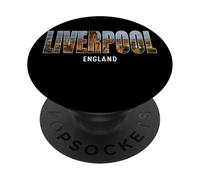 Préfecture de Liverpool Angleterre City Royaume-Uni Vintage PopSockets PopGrip Adhésif