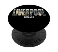 Préfecture de Liverpool Angleterre City Royaume-Uni Vintage PopSockets PopGrip Adhésif