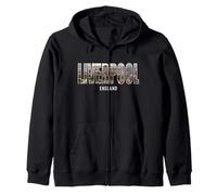 Préfecture de Liverpool Angleterre City Royaume-Uni Vintage Sweat à Capuche
