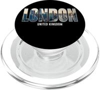 Préfecture de Londres Angleterre City Royaume-Uni Vintage PopSockets PopGrip pour MagSafe