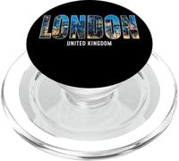 Préfecture de Londres Angleterre City Royaume-Uni Vintage PopSockets PopGrip pour MagSafe