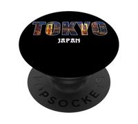 Préfecture de Tokyo Japan Tokyo City of Tokyo Vintage Design PopSockets PopGrip Adhésif