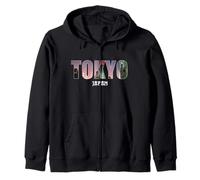 Préfecture de Tokyo Japon Ville de Tokyo Design Vintage Sweat à Capuche