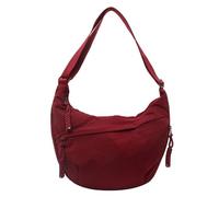 Preferable Bag, Pinkgalaxy Bag, Women's Fashion Plain Color Nylon Crossbody Bags, for Women, Nylon Casual Purse (Red)