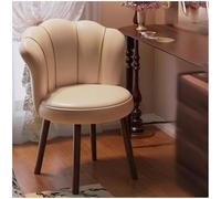 Preferspace Chaises d'appoint for Table à Manger, avec revêtement en Cuir PU et Pieds en Bois, for Salle à Manger et Bureau.(White)