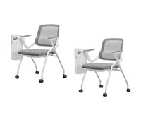 Preferspace Chaises de Salle de loc-Notes Rabattable, Rangement Pliable for écoles, centres de Formation, événements(Gray 2ps)