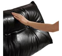 Preferspace Coussin de Dossier Triangulaire pour tête de lit, Coussin de Soutien Lombaire Ergonomique avec Rembourrage Doux pour Une Position Assise, Un Travail ou Une Lecture.