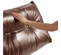 Preferspace Coussin de Dossier Triangulaire pour tête de lit, Coussin de Soutien Lombaire Ergonomique avec Rembourrage Doux pour Une Position Assise, Un Travail ou Une Lecture.