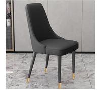 Preferspace Lot de 2 chaises de Salle à Manger ergonomiques rembourrées avec Coussins épais et Pieds en métal. Chaises d'appoint Confortables pour Salon et Cuisine.