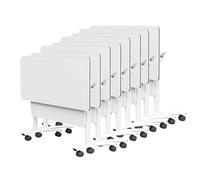 Preferspace Table de conférence Pliable à roulettes, Table d’entraînement Mobile pour Une reconfiguration Facile, Conception Robuste idéale pour Les salles de conférence