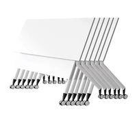 Preferspace Table de conférence Pliable avec Plateau Rabattable et roulettes pour réunions dynamiques, séminaires Mobiles et Sessions de Formation dans Divers lieux