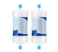 Préfiltre à tige à insertion rapide à 2 points, filtre à sédiments de 10 microns, filtration l'eau, machines à laver et chauffe-eau (2 noyaux de coton individuels)