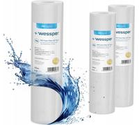 Préfiltre en mousse 10" Cartouche filtrante 5 microns Pp5 Wessper 3 pces