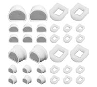 Préfiltres en Mousse et Filtre à Carbone, Lot de 32 Filtre Fontaine Compatible avec PetSafe Drinkwell Fountain INOX 360 Avalon Pagoda Seascape et Sedona Fontaines, Filtre pour Fontaine à Eau Chat