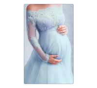 Pregnancy Journal / Notebook: BEAUTIFUL BABY BUMP (BLUE) | Handy 6x9" Size | 150 Lined Pages | Durable Hardcover | Classy Notepad for Remembering Key Pregnancy (Prenatal) Moments for Women & Couples.