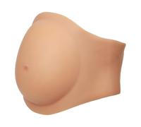 Pregnant Belly - Accessoires de fête blague pratiques, costume de grossesse en silicone, accessoire amusant pour la fête du fou, la maison, le bureau, le cosplay, la photographie, la performance sur