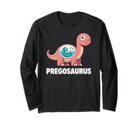 Pregosaurus, Pregnant Dinosaur, Baby Pregnancy Announcement Manche Longue