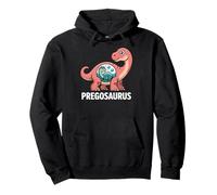 Pregosaurus, Pregnant Dinosaur, Baby Pregnancy Announcement Sweat à Capuche