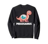 Pregosaurus, Pregnant Dinosaur, Baby Pregnancy Announcement Sweatshirt