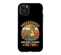 Pregosaurus Rawr Means I'm Hungry for Two Coque pour iPhone 11 Pro