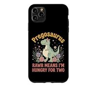 Pregosaurus Rawr Means I'm Hungry for Two Coque pour iPhone 11 Pro Max
