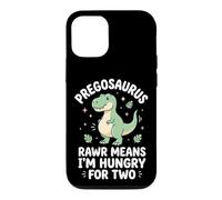 Pregosaurus Rawr Means I'm Hungry for Two Coque pour iPhone 12/12 Pro