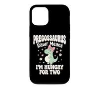 Pregosaurus Rawr Means I'm Hungry for Two Coque pour iPhone 12/12 Pro