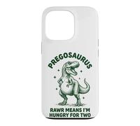 Pregosaurus Rawr Means I'm Hungry for Two Coque pour iPhone 13 Pro