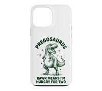 Pregosaurus Rawr Means I'm Hungry for Two Coque pour iPhone 13 Pro Max
