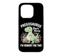 Pregosaurus Rawr Means I'm Hungry for Two Coque pour iPhone 15 Pro
