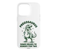 Pregosaurus Rawr Means I'm Hungry for Two Coque pour iPhone 15 Pro Max