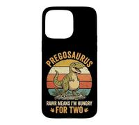 Pregosaurus Rawr Means I'm Hungry for Two Coque pour iPhone 15 Pro Max