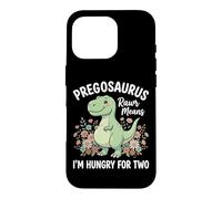 Pregosaurus Rawr Means I'm Hungry for Two Coque pour iPhone 16 Pro