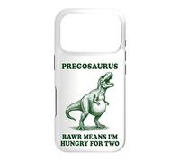 Pregosaurus Rawr Means I'm Hungry for Two Coque pour iPhone 17 Pro