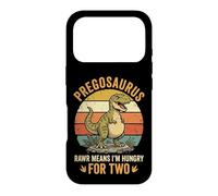 Pregosaurus Rawr Means I'm Hungry for Two Coque pour iPhone 17 Pro