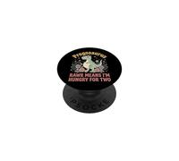 Pregosaurus Rawr Means I'm Hungry for Two PopSockets PopGrip Adhésif