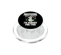 Pregosaurus Rawr Means I'm Hungry for Two PopSockets PopGrip pour MagSafe