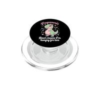 Pregosaurus Rawr Means I'm Hungry for Two PopSockets PopGrip pour MagSafe