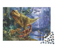 Préhistoire Puzzle 1000 Pièces en Carton Épais Et Robuste, Jeu De Puzzle Classique Dinosauresmaintenir De La Mémoire pour Une Soirée Entre Amis, Ambiance Cocooni