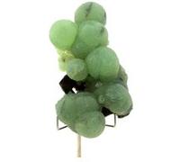 PREHNITE + EPIDOTE - Pierre Naturelle en Provenance du Mali, Bendougou village - Pierre de guérison et de protection, énergie positive 1000.0 ct - Certificat d'Authenticité Inclus 100 x 45 x 30 mm G