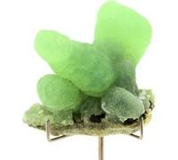 PREHNITE + EPIDOTE - Pierre Naturelle en Provenance du Mali, Bendougou village - Pierre de guérison et de protection 591.5 ct - Certificat d'Authenticité Inclus 55 x 50 x 40 mm G