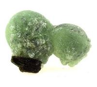 PREHNITE + EPIDOTE + STILBITE en provenance du MALI, Diamonkara, Bendougou village - Pierre Naturelle avec Propriétés de Guérison et de Purification 76.0 ct - Certificat d'Authenticité Inclus 44 x 27 