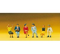 Preiser 1/87 ème - PR10021 - Modélisme Ferroviaire - Personnages Assis - Echelle HO